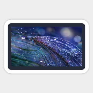 Waterdrops in purple Sticker